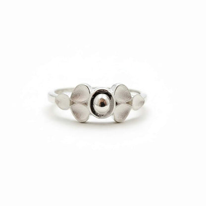 925 Sterling Silver Petal Design Ring for Women Daily Wear