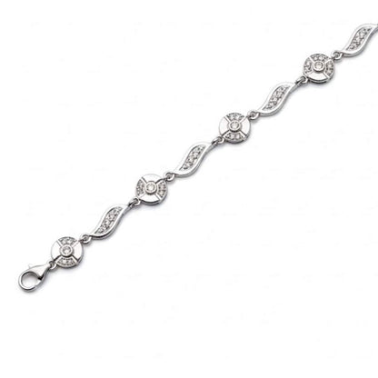 925 Sterling Silver Enchanted Zircon Bracelet for Women | Gift