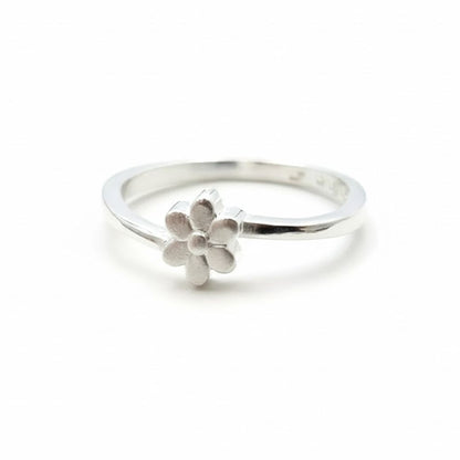 925 Sterling Silver Forget-Me-Not Flower Ring for Women Gift