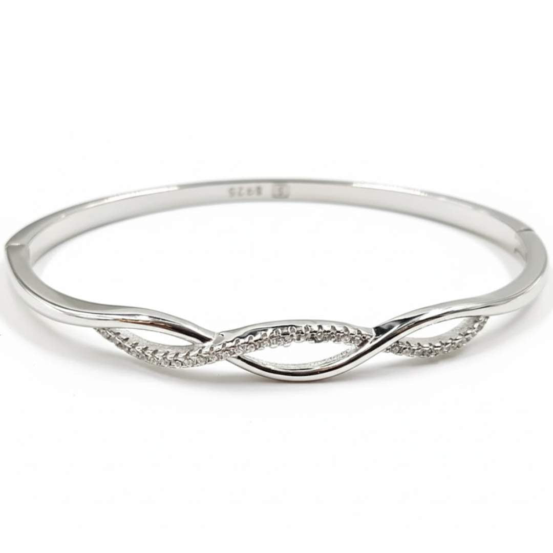 925 Silver Filigree Wave Bracelet for Women | Elegant Jewelry