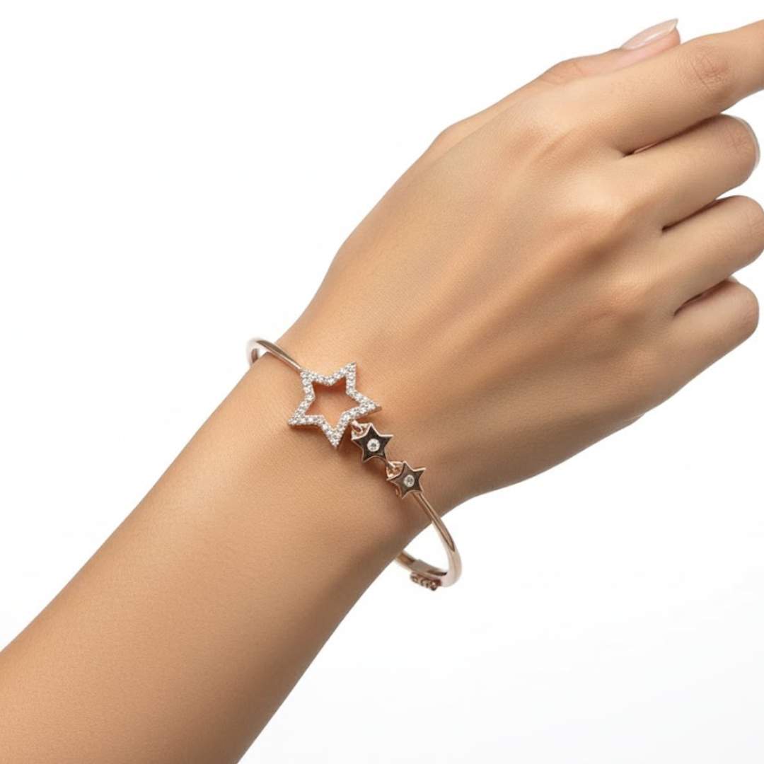 925 Silver Wishing Star Bracelet for Women | Daily Gift