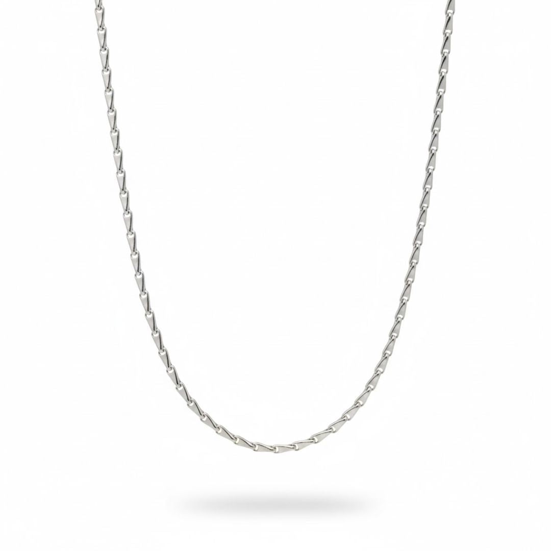 925 Sterling Silver Arrowhead Link Chain for Men | Bold Style