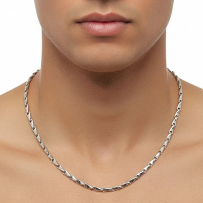 925 Sterling Silver Arrowhead Link Chain for Men | Bold Style