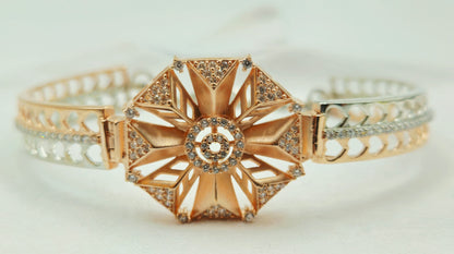 925 Sterling Silver Blossom Star Bracelet for Women | Rose Gold & CZ Gift