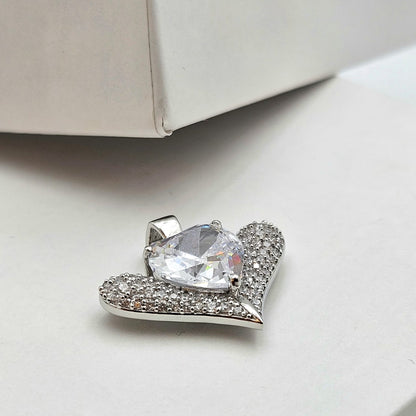 Angel Wing Heart Pendant