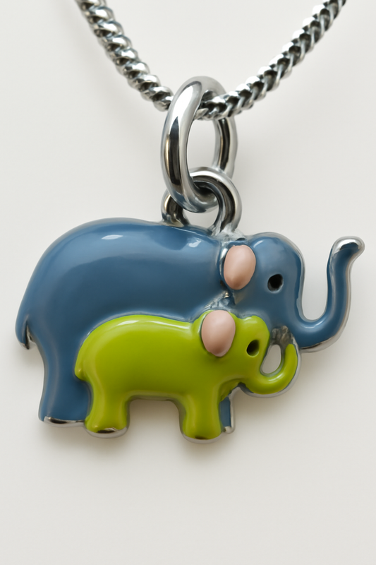 Elephant Duo Pendant