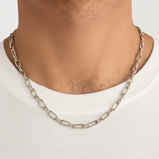 Elongated Oval Link Chain