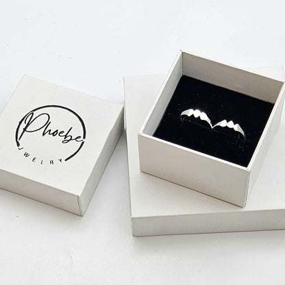 Sterling Silver three-heart adjustable Toe Ring